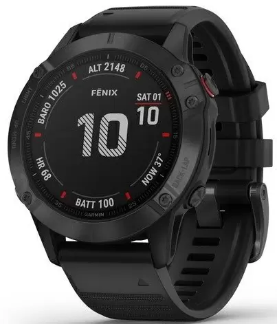 Smartwatch Garmin Fenix 6X Pro, negru