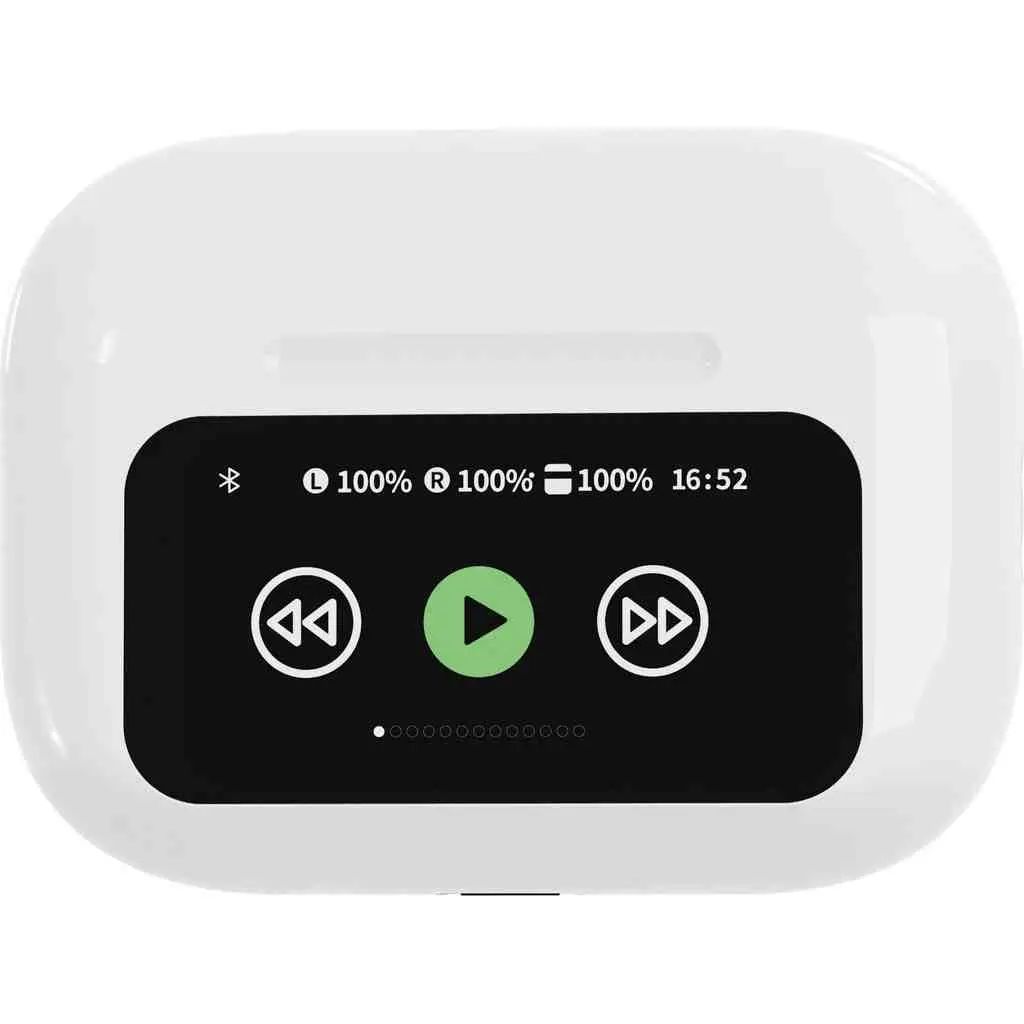 Наушники Gembird TWS-LCD-ANC-01-W, белый