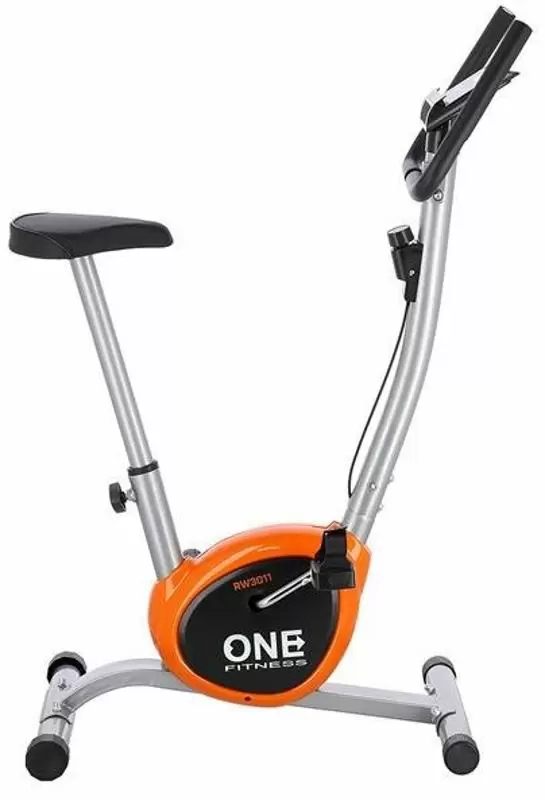 Bicicletă fitness One Fitness RW3011, argintiu/portocaliu
