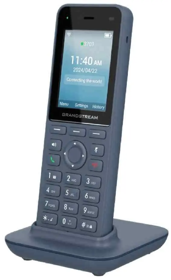 Telefon fără fir Grandstream WP826, gri pe tehnoparc.md Telefon fără fir Grandstream WP826, gri