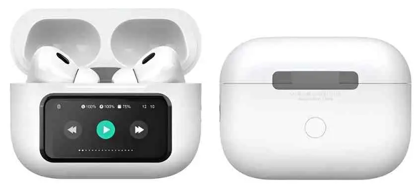 Căşti Helmet E26 ANC Smart Display, alb