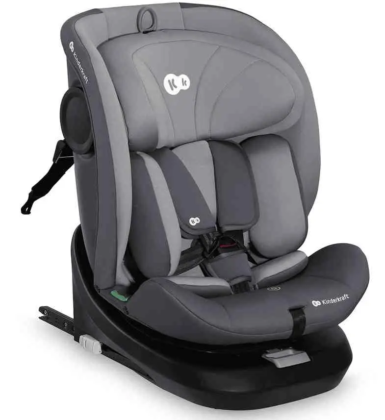 Детское автокресло KinderKraft i-Grow Pro i-Size, серый