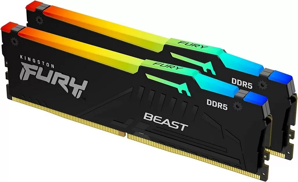 Memorie Kingston Fury Beast 16GB (2x8GB) DDR5-6000MHz, CL40-40-40, 1.35V