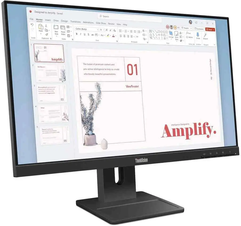 Monitor Lenovo ThinkVision E24-40, negru