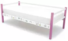Детская кровать Бельмарко Svogen Лисята 70x160см, фиолетовый/белый