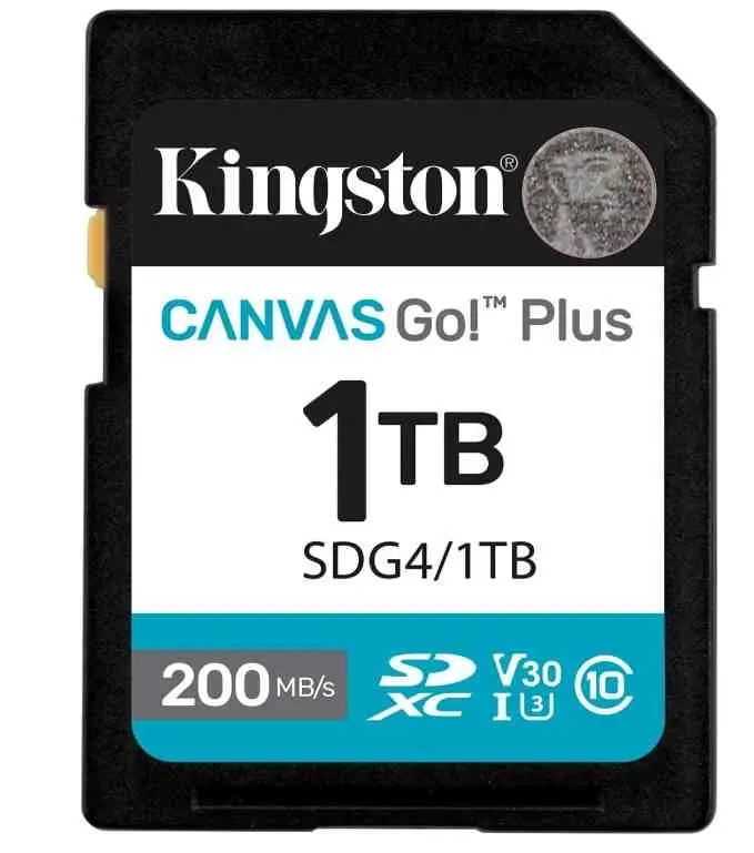Карта памяти Kingston SDXC Canvas Go! Plus Gen 4 1TB Class10 UHS-I U3 V30 на tehnoparc.md Карта памяти Kingston SDXC Canvas Go! Plus Gen 4 1TB Class10 UHS-I U3 V30