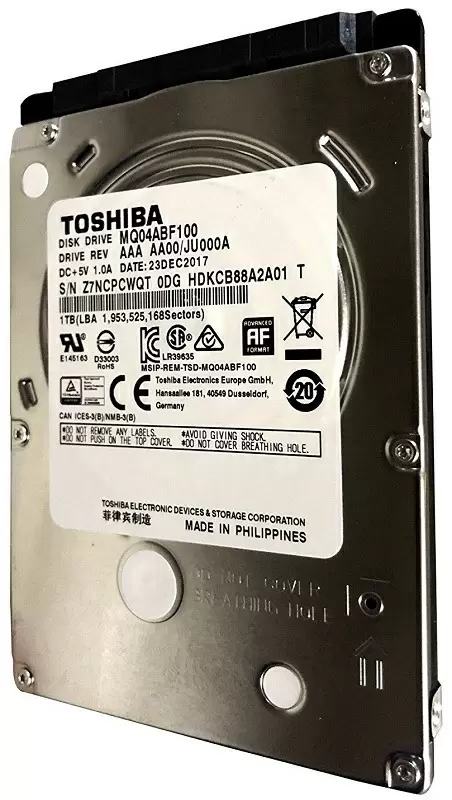 Жесткий диск Toshiba 2.5" MQ04ABF100, 1TB