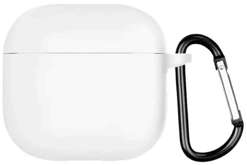 Husă pentru căști Helment Case Silicone Airpods 4 (AIRPOD4WH), alb pe tehnoparc.md Husă pentru căști Helment Case Silicone Airpods 4 (AIRPOD4WH), alb