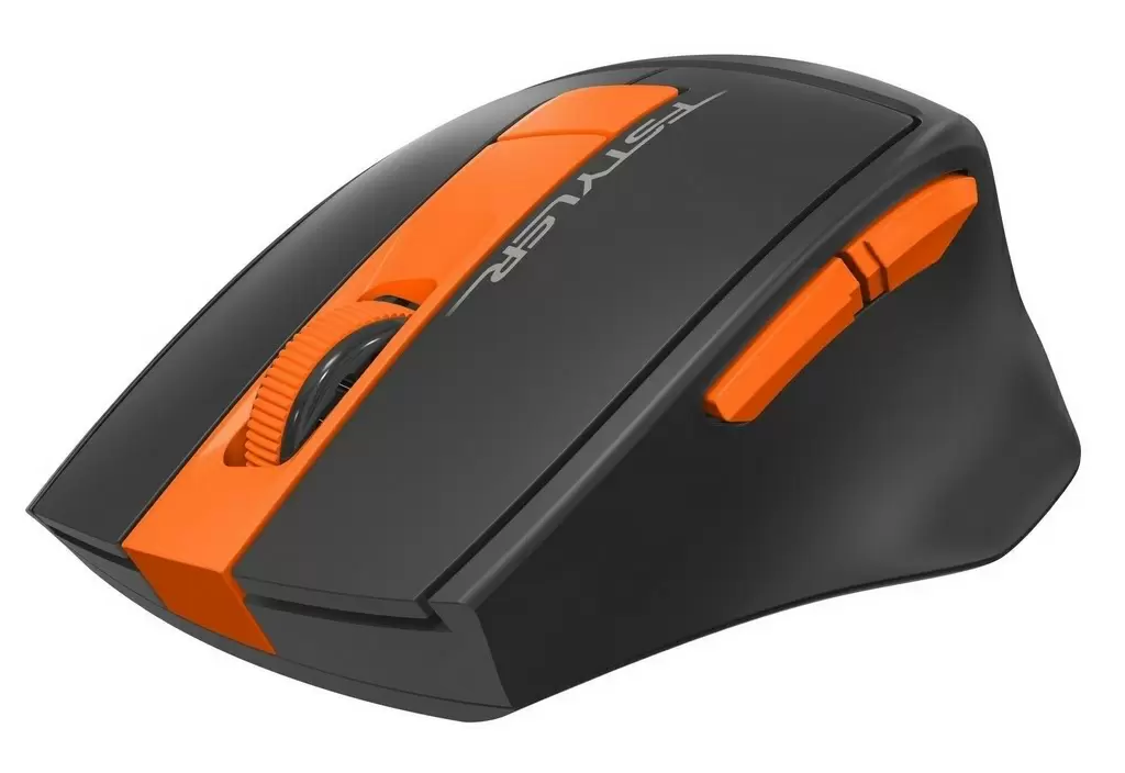 Mouse A4Tech Fstyler FG30, negru/portocaliu