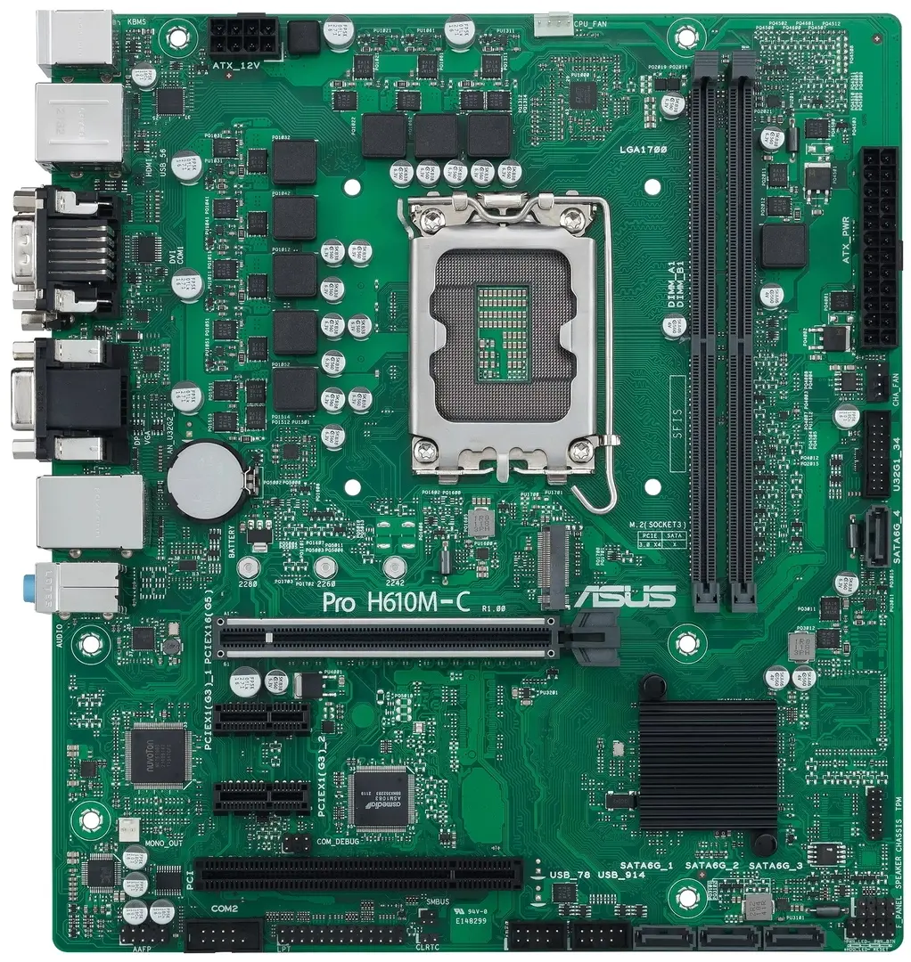 Placă de bază Asus Pro H610M-C-CSM