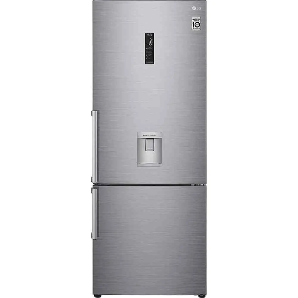 Холодильник LG GBF567PZCMB, нержавеющая сталь