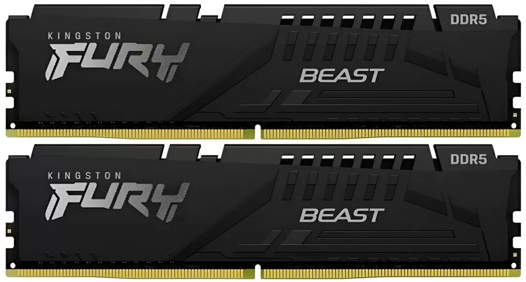 Оперативная память Kingston Fury Beast 32GB (2x16GB) DDR5-5200MHz, CL36, 1.25V