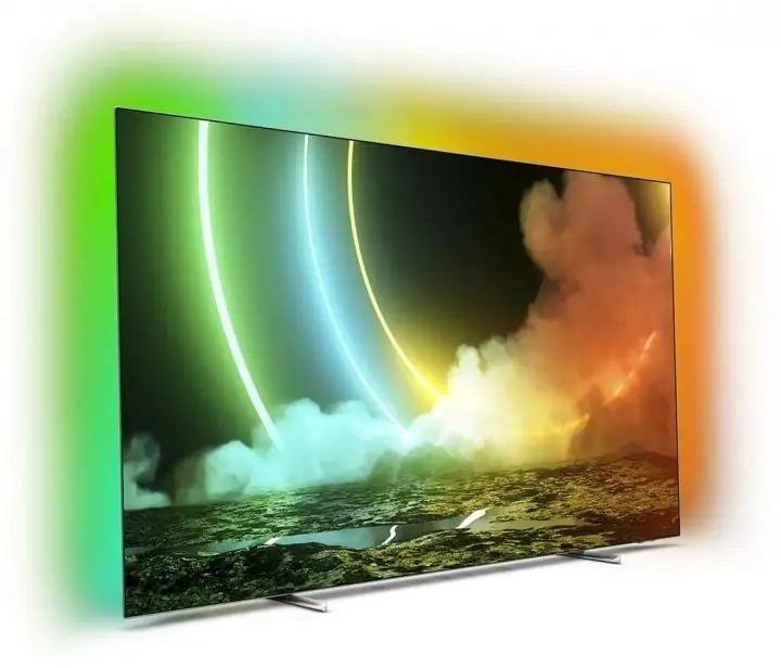 Televizor Philips 55OLED706, argintiu