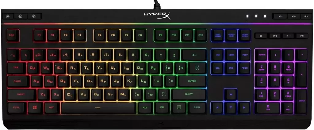 Клавиатура HyperX Alloy Core RGB, черный