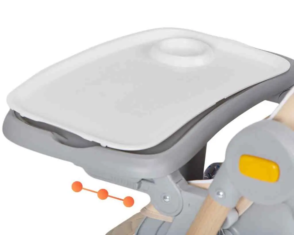 Scaun de masă KinderKraft Lastree, roz