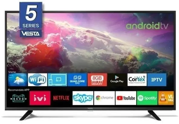 Televizor Vesta LD43F5004, negru