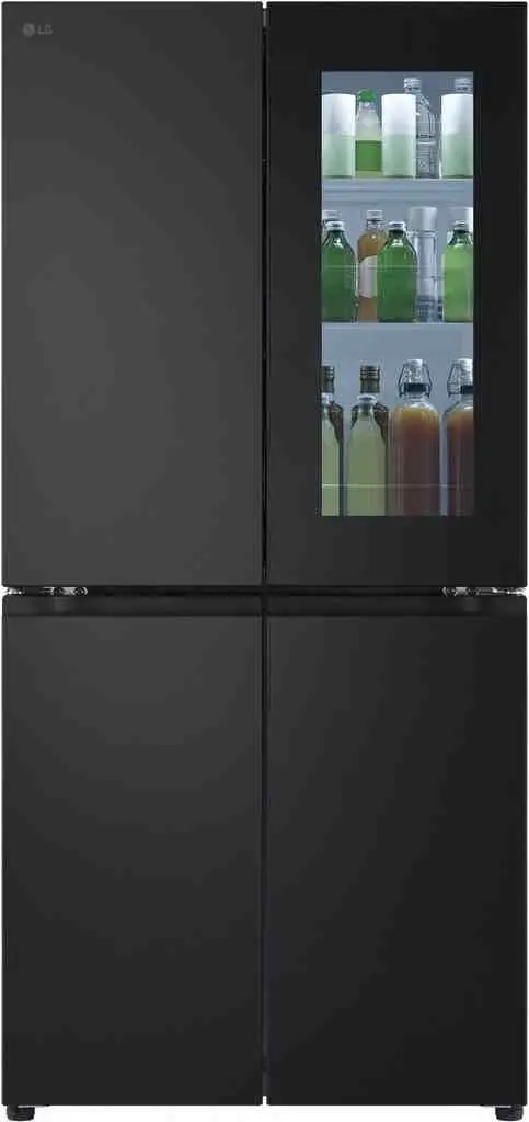 Холодильник LG GMV860EPDE, черный