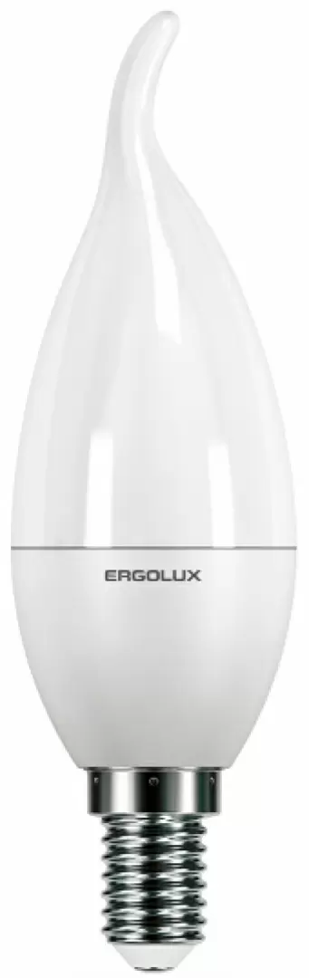 Лампа Ergolux LED-CA35-7W-E14-4K, белый