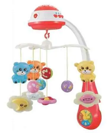 Карусель для кроватки Baby Mix FS-35604, красный