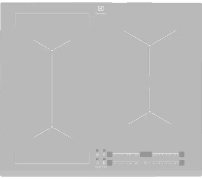 Plită incorporabilă cu inducție Electrolux EIV63440BS, argintiu