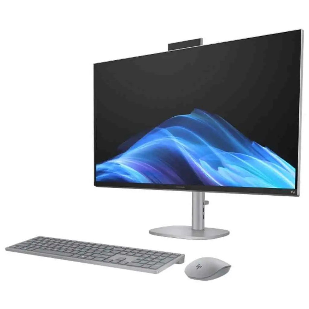 Моноблок HP AIO OmniStudio X NG AI 32 (31.5"/4K/Core Ultra 5-226V/25GB/1TB/Win 11), серебристый