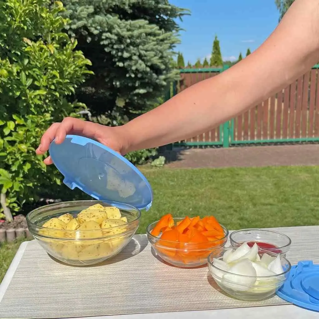 Set container pentru mâncare Tadar Glass 5pcs