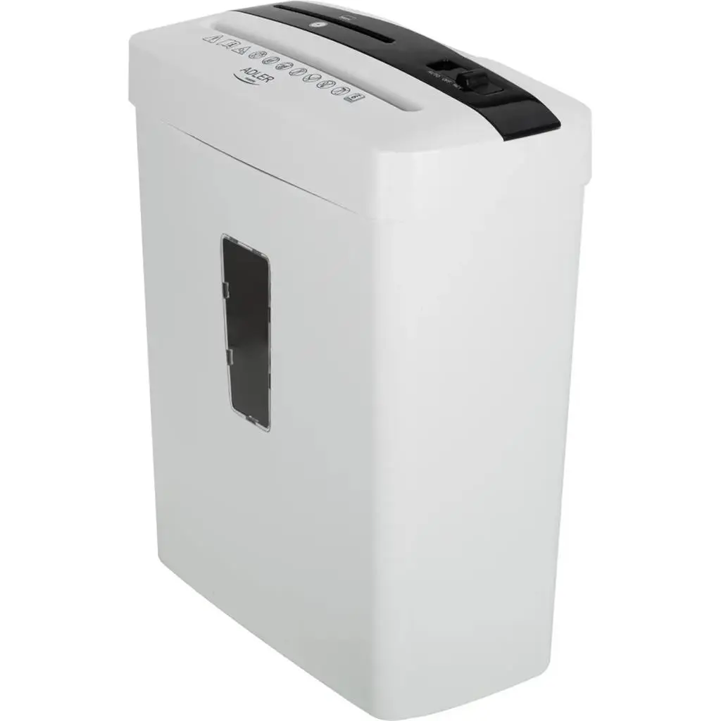 Distrugător de hârtie Adler AD-1037 white pe tehnoparc.md Distrugător de hârtie Adler AD-1037 white