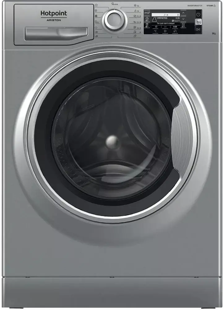 Maşină de spălat rufe Hotpoint-Ariston NLCD 945 SS A EU N, gri