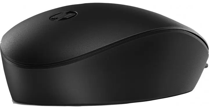 Мышка HP 128 Laser Wired, черный