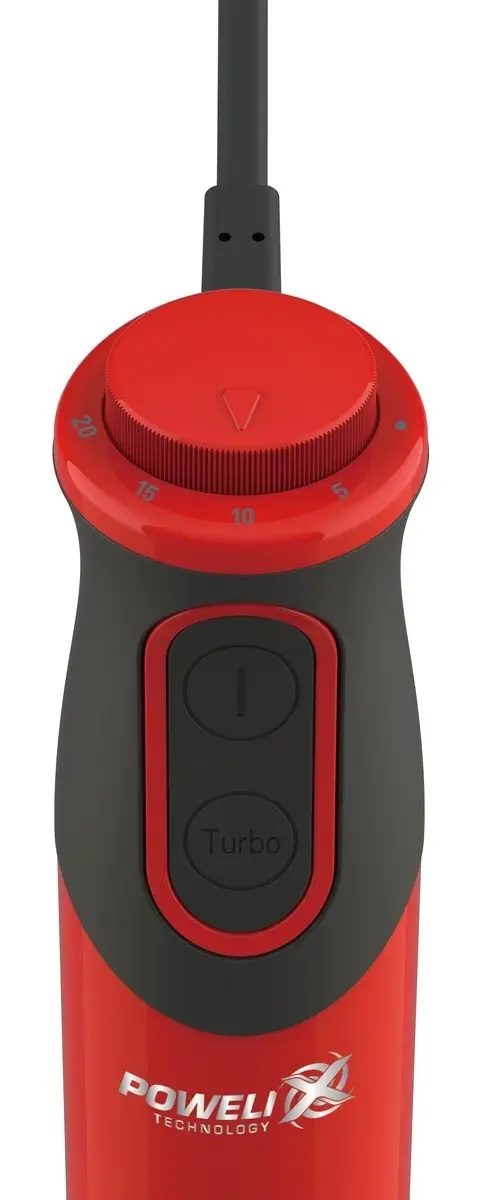 Blender Tefal HB643538, negru/roșu