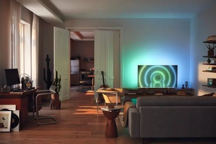 Телевизор Philips 55PUS7956, серебристый