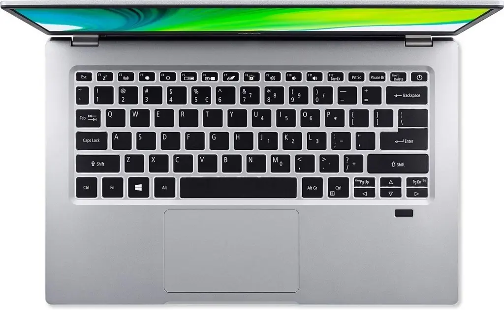 Laptop Acer Swift 1 (14"/FHD/Pentium Silver N6000/4G/256GB/UHD Graphics), argintiu