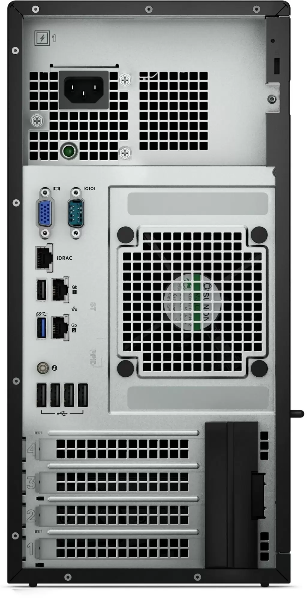 Server Dell PowerEdge T150 Tower (E-2336/2x16GB/2TB), negru