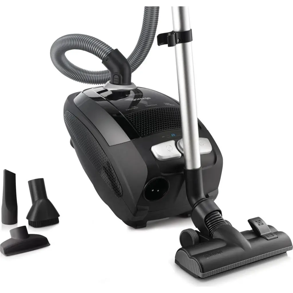 Aspirator cu curățare uscată Gorenje VCE21ECBK, negru