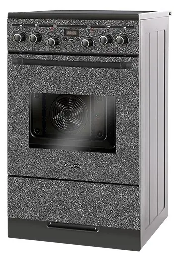 Aragaz electric Gefest 5560-03 0106, negru/gri pe tehnoparc.md Aragaz electric Gefest 5560-03 0106, negru/gri