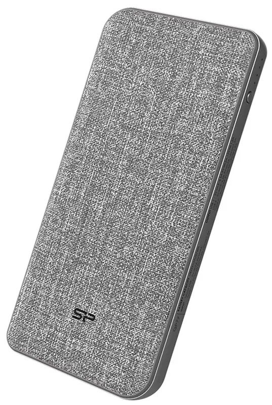 Внешний аккумулятор Silicon Power QP77 10000mAh, серый на tehnoparc.md Внешний аккумулятор Silicon Power QP77 10000mAh, серый
