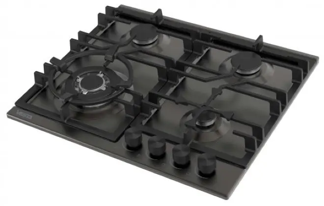 Plită incorporabilă cu gaz Vesta BH6060ICX/D, negru