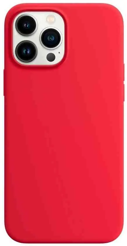 Чехол Helmet Case Liquid Silicone iPhone 13 Pro (HMT-CLSIP13BK), красный