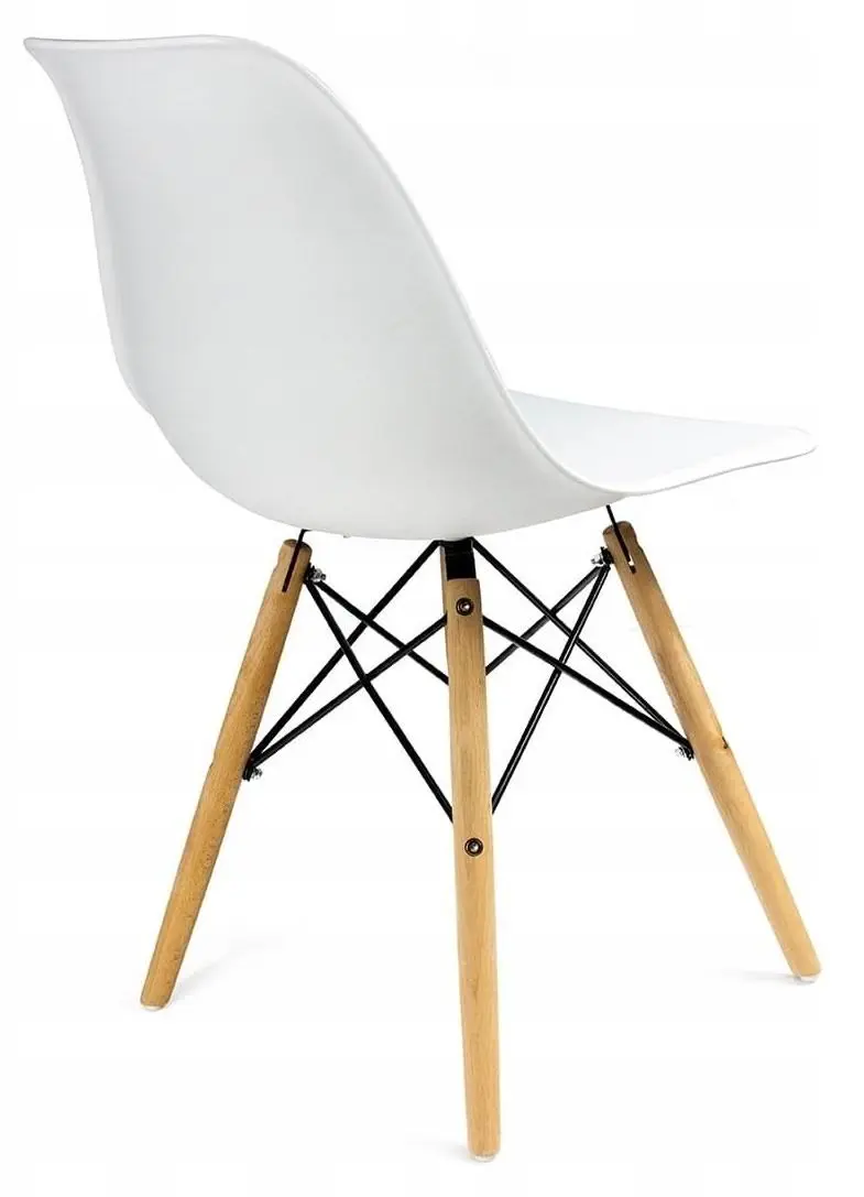 Scaun Jumi Eva CM-946200, alb