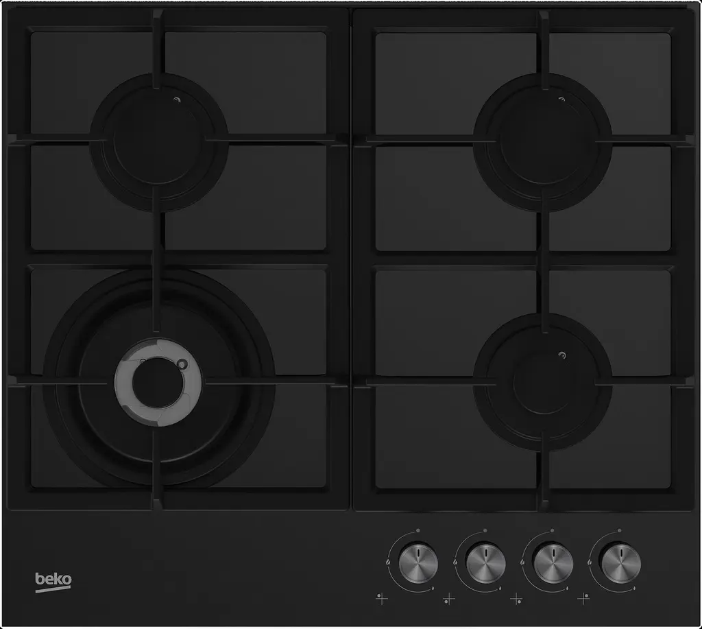 Газовая панель Beko HILW64225S, черный