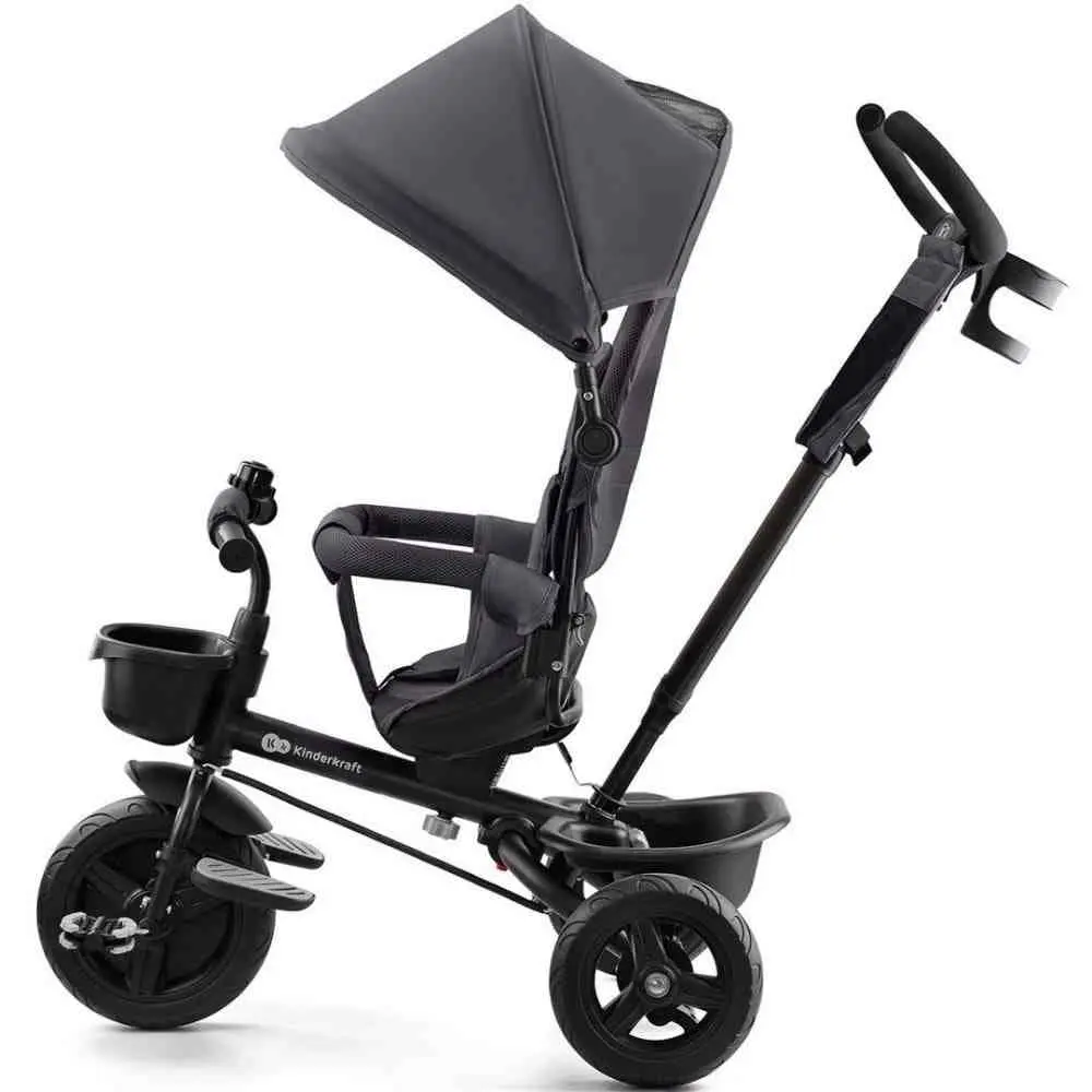 Bicicletă pentru copii KinderKraft Aveo, gri