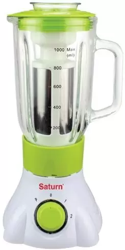 Blender Saturn ST-9087, alb/verde