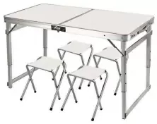 Складной стол со стульями для кемпинга Xenos Travel, белый