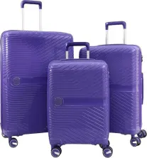 Set de valize CCS 5239 Set, violet