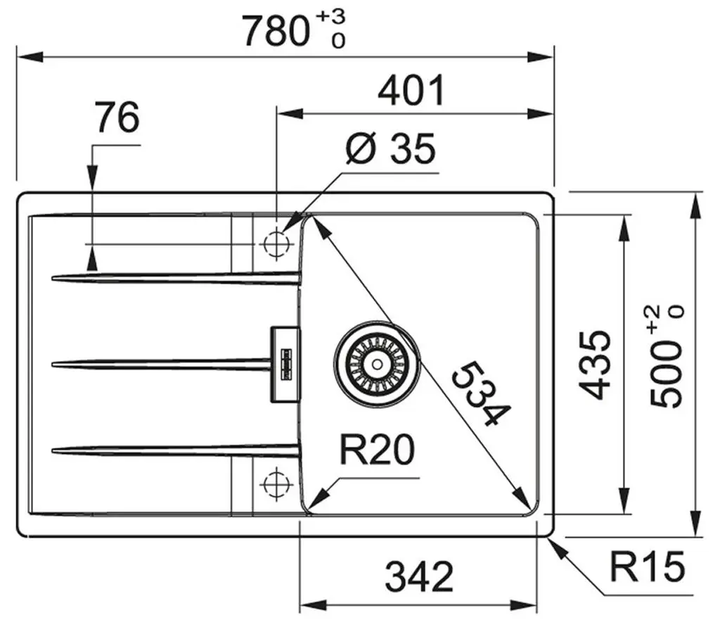 Кухонная мойка Franke CNG 611-78 Matte Black (114.0633.145), черный