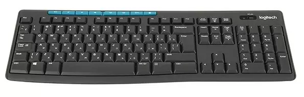 Комплект Logitech Wireless Combo MK275, черный/синий