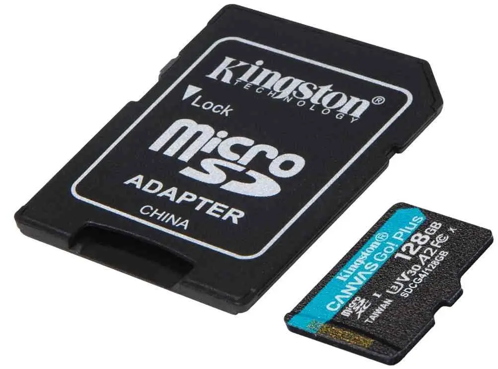 Card de memorie flash Kingston microSD 128GB Class10 A2 UHS-I U3 (V30) + SD Adapter pe tehnoparc.md Card de memorie flash Kingston microSD 128GB Class10 A2 UHS-I U3 (V30) + SD Adapter