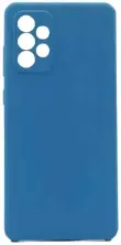 Husă de protecție Helmet Liquid Silicone Samsung A54 (HMTCLSSA54BL), albastru