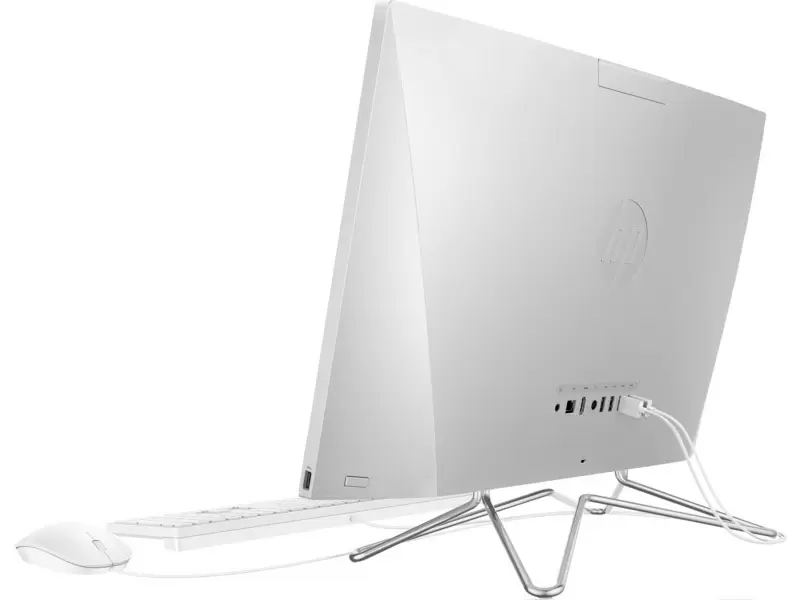 Sistem All-in-One HP 24-dp0046ur (23.8"/FHD/Ryzen R5 4500U/8GB/256GB/AMD Graphics), argintiu