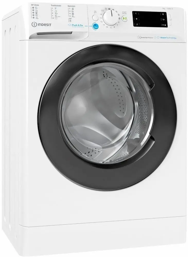 Maşină de spălat rufe Indesit BWSE 71295 X WBV EU, alb